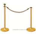Hotel and Bank Lobby Stainless Steel Crowd Railing Stand